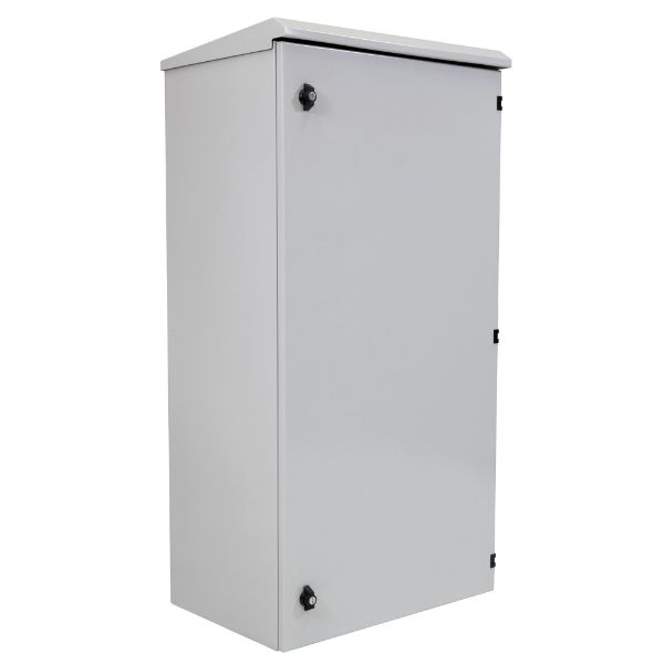 Picture of 24RU Outdoor Wall Mount Cabinet 611x425x1190mm (WxDxH) IP65 Rated Lockable Front Door