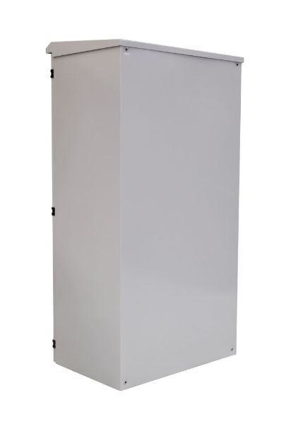 Picture of 24RU Outdoor Wall Mount Cabinet 611x625x1190mm (WxDxH) IP65 Rated Lockable Front Door