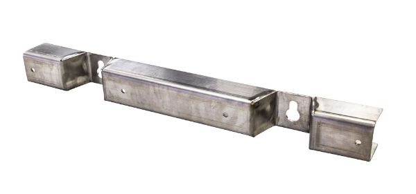 Picture of 12RU Stainless Vented Outdoor Wall Mount Cabinet (611x425x640mm). Stainless