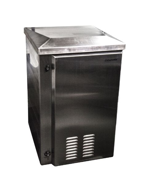 Picture of 24RU Stainless Vented Outdoor Wall Mount (611 x 625 x 1190mm). Stainless
