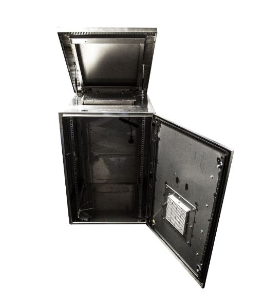 Picture of 24RU Stainless Vented Outdoor Wall Mount (611 x 625 x 1190mm). Stainless