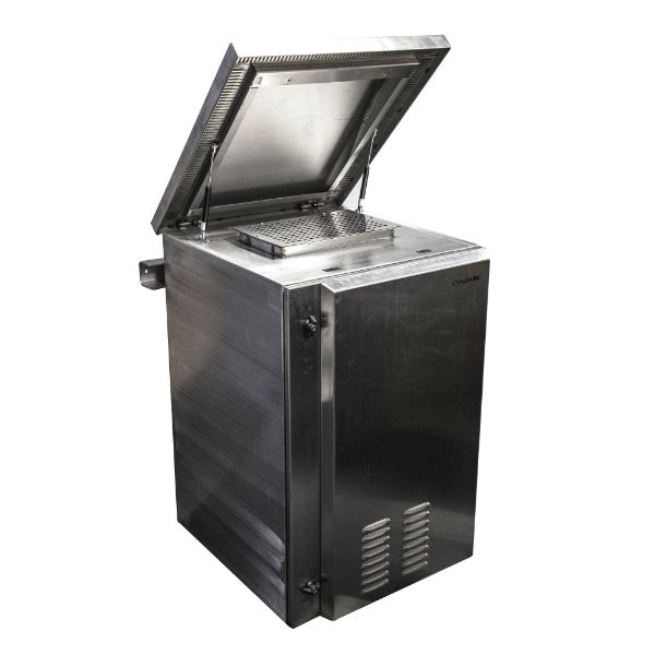 Picture of 24RU Stainless Vented Outdoor Wall Mount (611 x 625 x 1190mm). Stainless