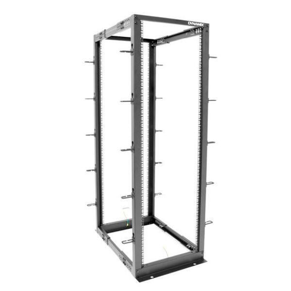 Picture of 27U 4 Post Depth Adjustable Open Frame Rack. Depth Adjust Range 692-1150mm.