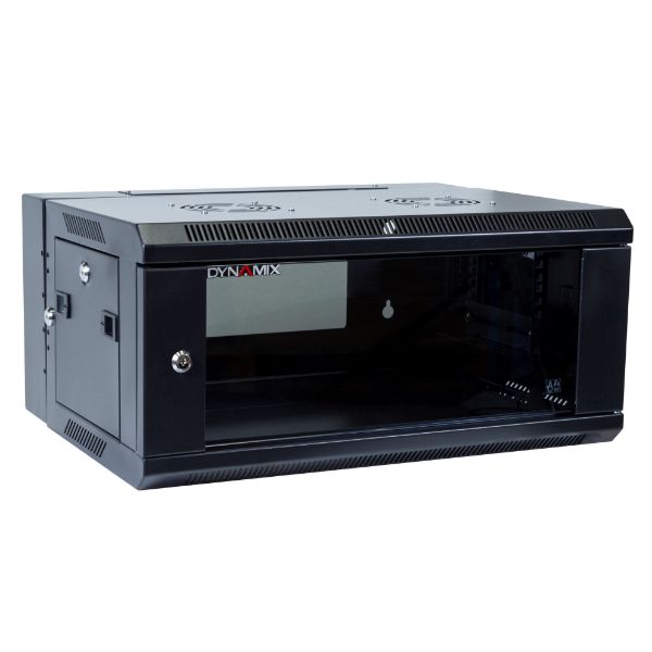 Picture of 4RU UniverSwing Wall Mount Cabinet. Back mount supplied Left & Right Hinges