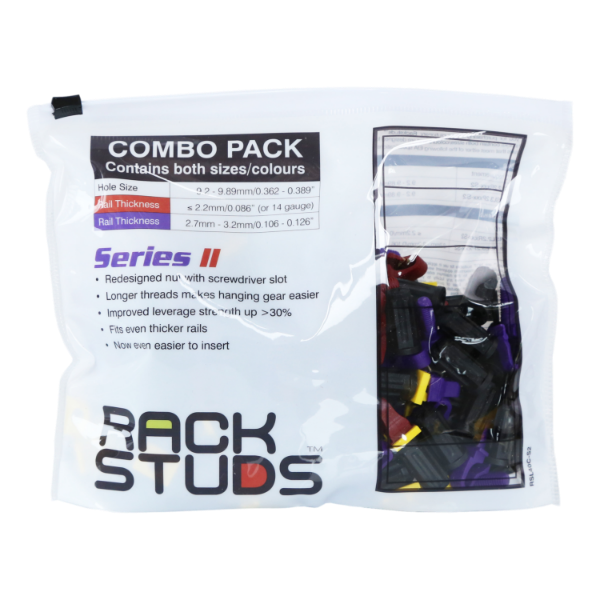 Picture of Series II Combo-pack w/ 40 sets Size/Colour. Smart Rack Mounting System.