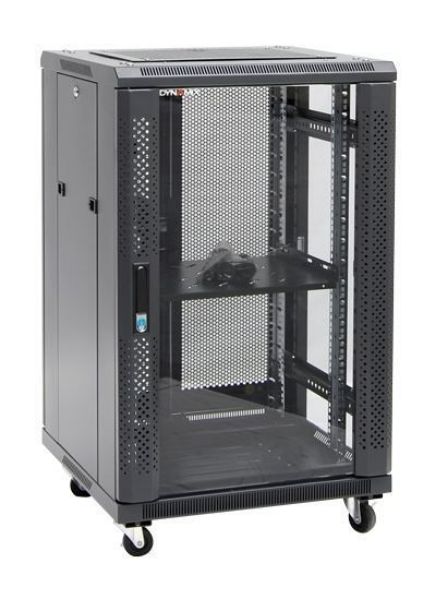 Picture of 18RU Server Cabinet 800mm Deep (600x 800x1008mm) Incl 1x Fixed Shelf 4x Fans