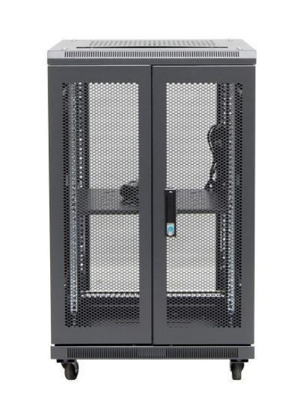 Picture of 18RU Server Cabinet 800mm Deep (600x 800x1008mm) Incl 1x Fixed Shelf 4x Fans