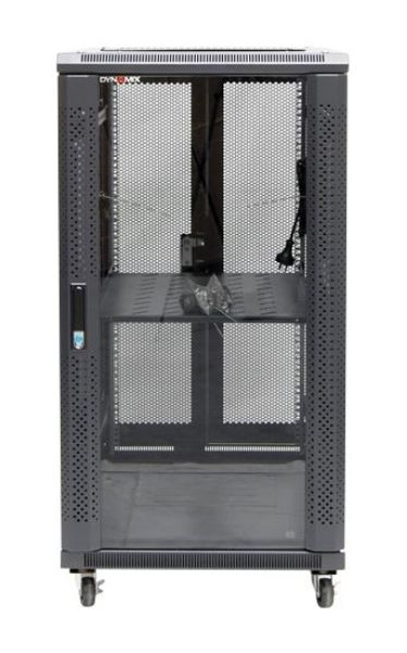 Picture of 22RU Server Cabinet 900mm Deep (600x900x1190mm) Incl. 1x Fixed Shelf 4x Fans 25x Cage