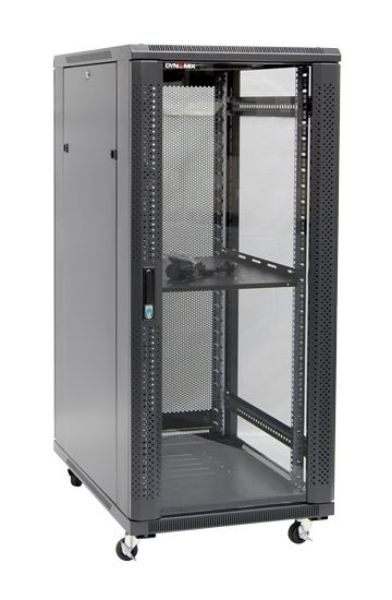 Picture of 27RU Server Cabinet 1000mm Deep (600x1000x1410mm) 1x Fixed Shelf 4x Fans