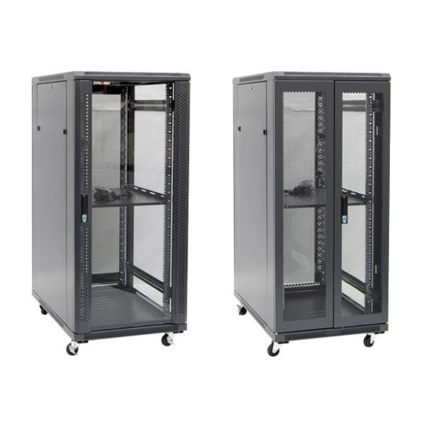 Picture of 27RU Server Cabinet 1000mm Deep (600x1000x1410mm) 1x Fixed Shelf 4x Fans