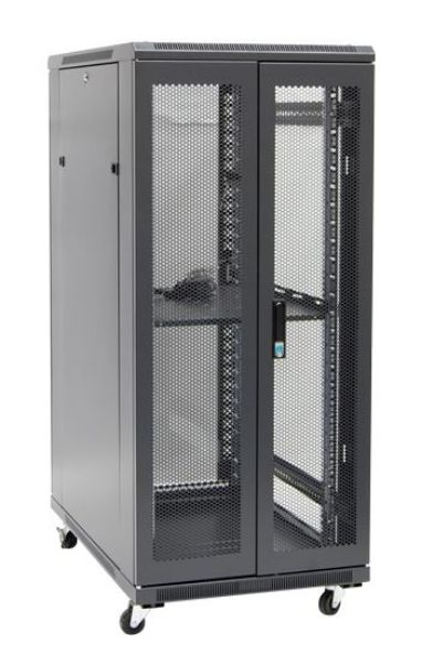Picture of 27RU Server Cabinet 900mm Deep (600 x 900 x 1410mm) 1x Fixed Shelf 4x Fans