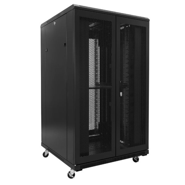 Picture of 27RU Server Cabinet 1000mm Deep (800 x 1000 x 1410mm) 1x Fixed Shelf 4x Fans
