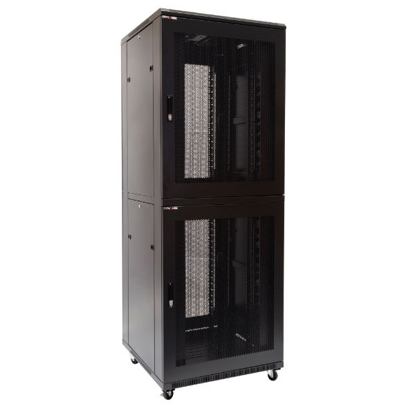 Picture of 45RU Co-Location Server Cabinet 2 Compartments 1000mm 1000mm Deep (800x1000x2210mm)