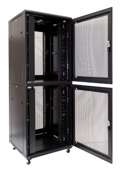 Picture of 45RU Co-Location Server Cabinet 2 Compartments 800mm 800mmDeep (800x800x2210mm)