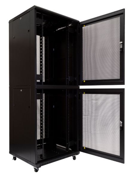 Picture of 45RU Co-Location Server Cabinet 2 Compartments 800mm 800mmDeep (800x800x2210mm)