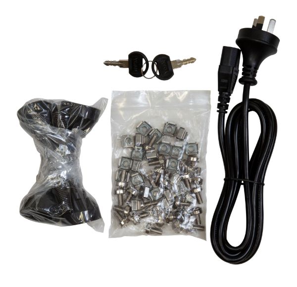 Picture of 45RU Co-Location Server Cabinet w/ 3x 14U Compartments Dims 800x800x2210mm (WxDxH)