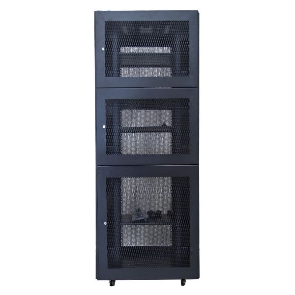 Picture of 45RU Co-Location Server Cabinet w/ 3x 14U Compartments Dims 800x800x2210mm (WxDxH)