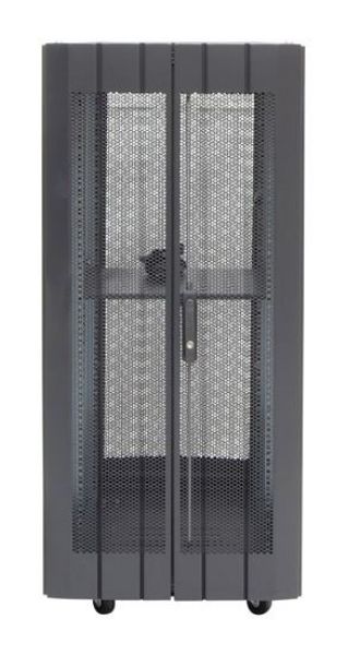 Picture of 22RU Server Cabinet 900mm Deep (600x900x1281mm) FLAT 1x shelf 4x fans 25x nuts