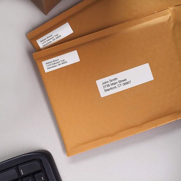 Picture of Genuine Labelwriter Return Address Labels.1 Roll (500 Labels). 25mm x 54mm.