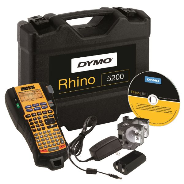 Picture of Rhino 5200 Industrial Labeller Hard Case Kit Hot-keys to print pre-formatted labels