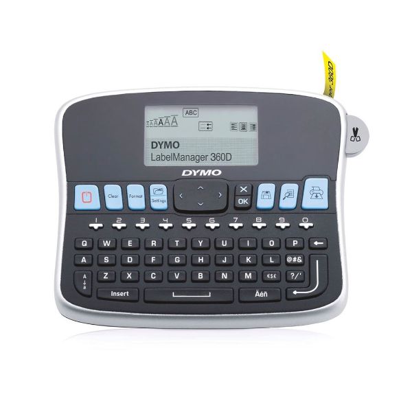 Picture of LabelManager 360D Desktop Labeller w/ QWERTY keyboard 7 font sizes 3 font styles