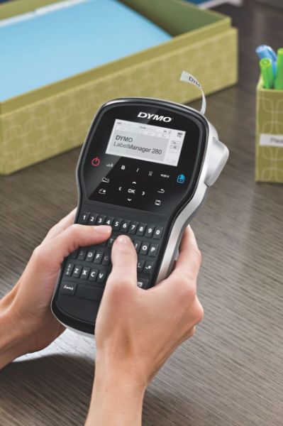 Picture of LabelManager 280P Portable Label Maker QWERTY Keyboard. Quick & easy typing on the go.