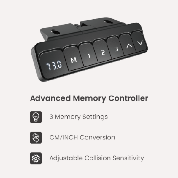 Picture of Eco Ergonomic Office Electric Sit-Stand Desk Single Motor. Desktop Included