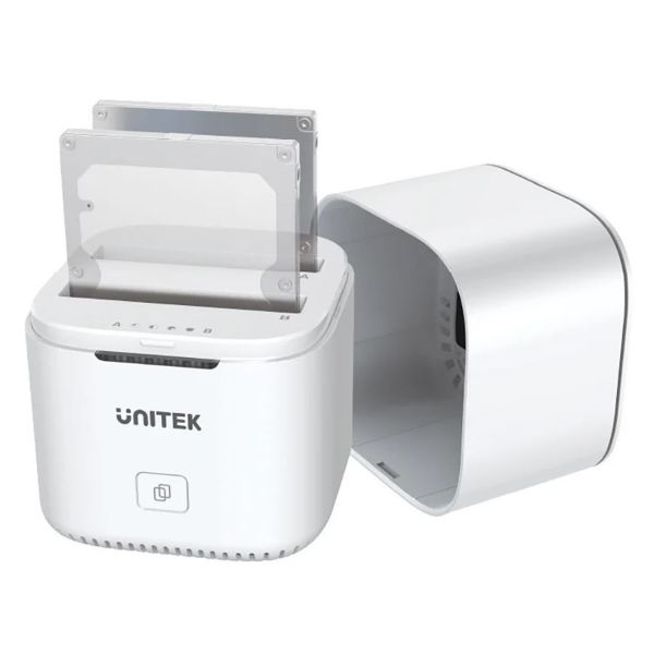Picture of Dual-Bay SATA 2.5'' SyncStation Docking Station. DAS/ Cloud Storage Center