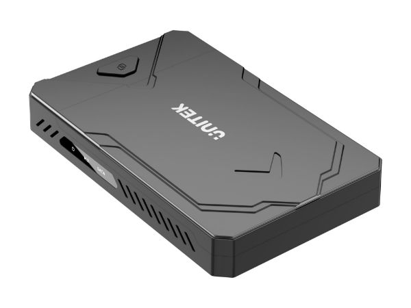 Picture of M.2 NVMe & SATA SSD Enclosure. M Key M.2 NVMe SSDs & 2.5