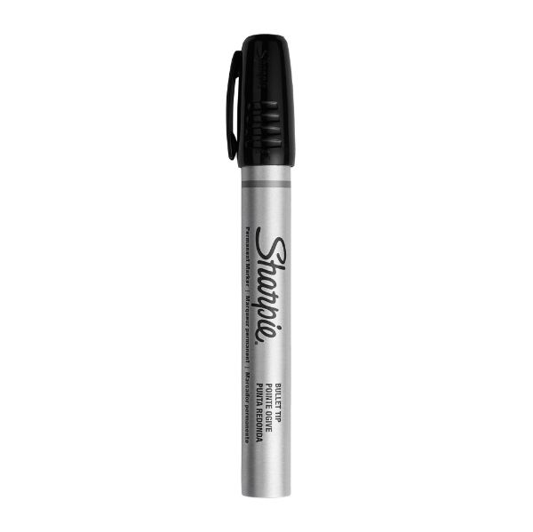 Picture of PRO Metal Aluminium Bullet Tip Black colour (MOQ 12) Permanent Marker