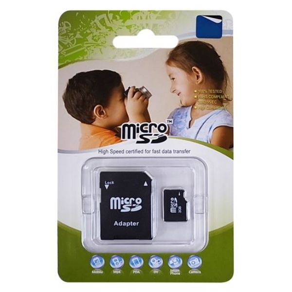 Picture of 16GB Micro SD High-Speed Certified Flash Card w/ Adapter