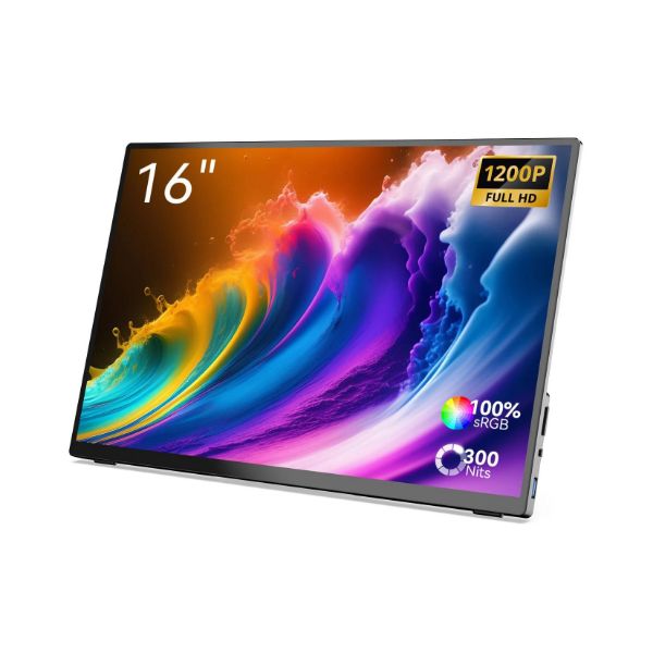 Picture of SF16T sRGB Portable Touch Screen Monitor. Projected Capacitive 10-point