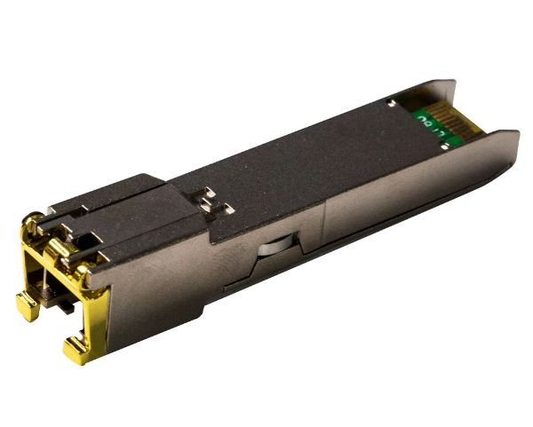Picture of 1.25G Gigabit SFP-T RJ45 Module (1000Mbps only). CISCO & Generic Br& Compatible.