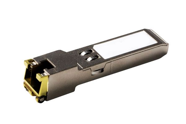 Picture of 1.25G Gigabit SFP-T RJ45 Module (1000Mbps only). CISCO & Generic Br& Compatible.