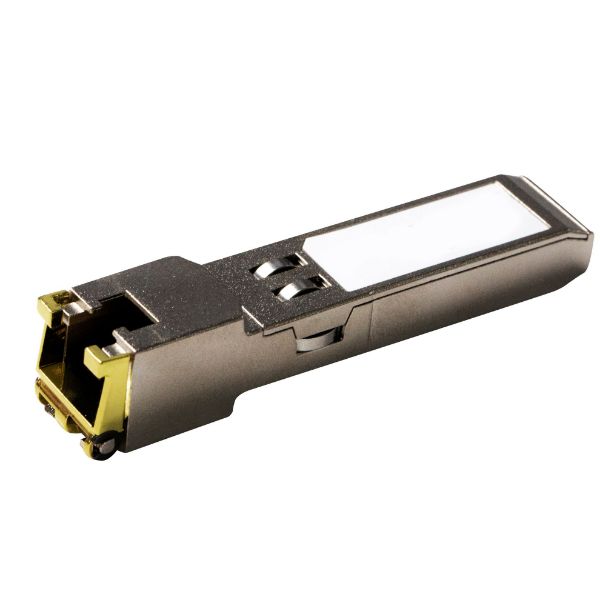Picture of 1.25G Gigabit SFP-T RJ45 Module (1000Mbps only). CISCO & Generic Br& Compatible.