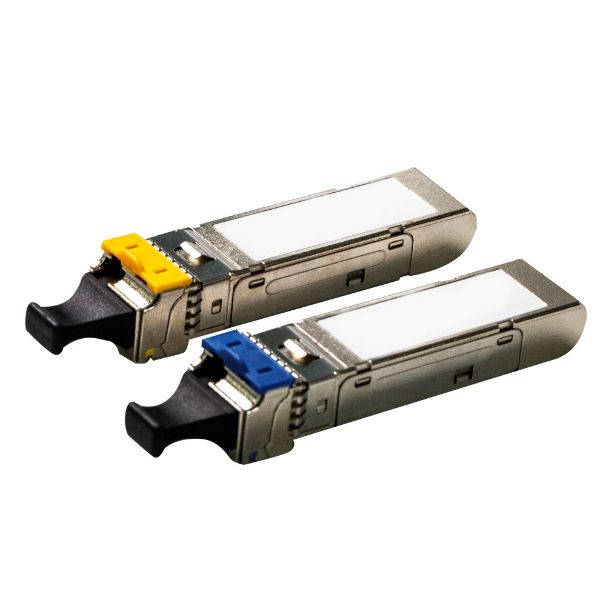 Picture of 1.25G Single-mode WDM SFP LC Modules. Distance: 3km. HP & Generic Br& Compatible.