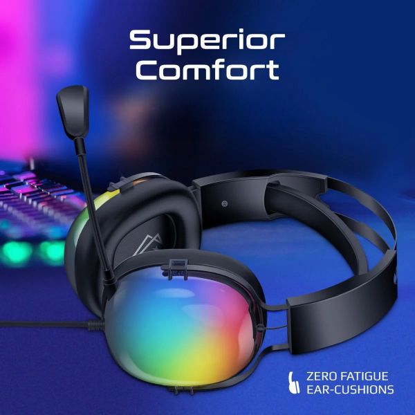 Picture of VERTUX High Performance 7.1 Stereo Sound Gaming RGB Headset with High Definition M