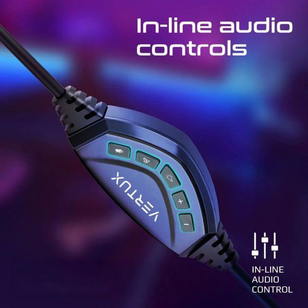 Picture of VERTUX High Performance 7.1 Stereo Sound Gaming RGB Headset with High Definition M