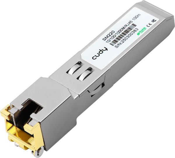 Picture of 1.25G SFP to RJ45 Module SFP-T to 10/100/1000Mbps RJ45 1Gbps at 100m