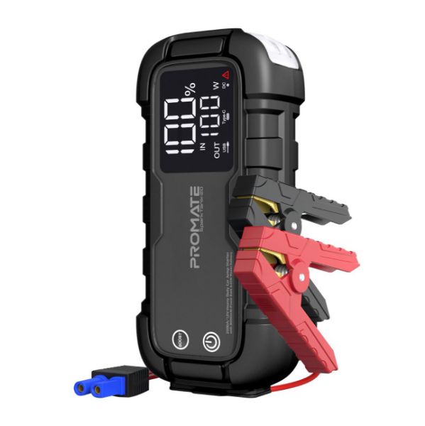 Picture of 2000A/12V Heavy Duty Car Jump Starter w/ Power Bank. 20000mAh Power Bank 280lm LED