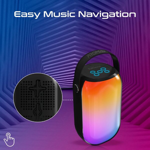 Picture of 20W Wireless HD Bluetooth Portable Speaker LED Lighting. Built-in 4000mAh Battery
