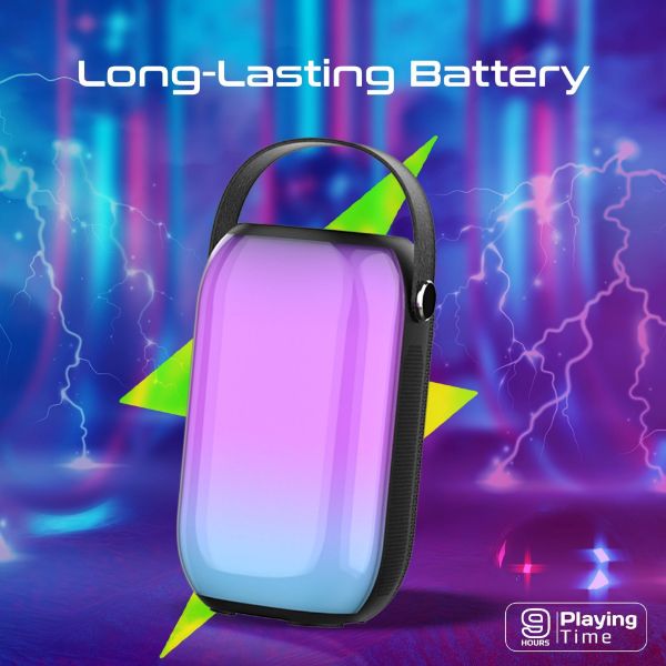 Picture of 20W Wireless HD Bluetooth Portable Speaker LED Lighting. Built-in 4000mAh Battery