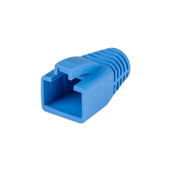 Picture of Strain Relief Boot OD: 75mm Colour Blue 20 Pack Suited for Cat6A Shielded