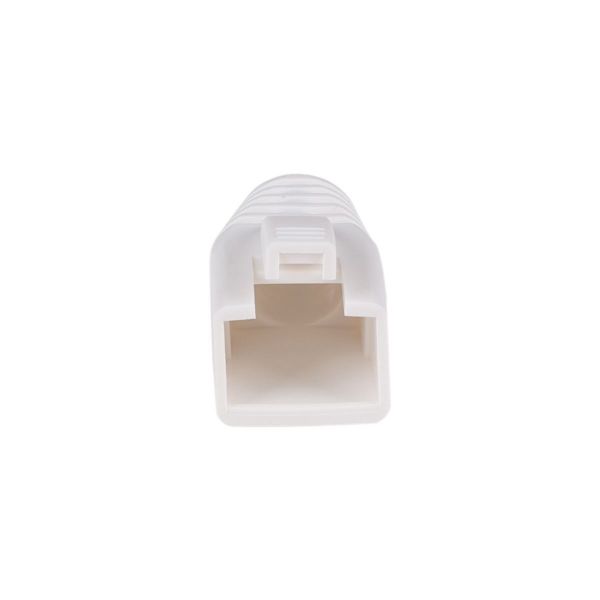 Picture of Strain Relief Boot OD: 7.5mm White 20 Pack Suited for Cat6A Shielded Cable