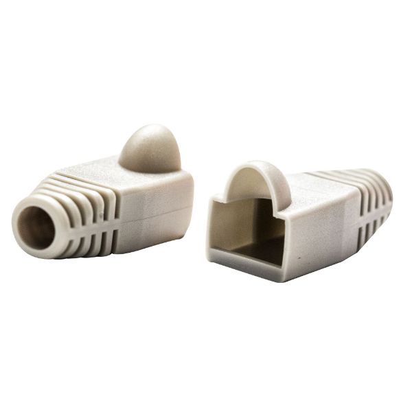 Picture of Beige RJ45 Strain Relief Boot 6.0mm Outside Diameter 20pk Bag