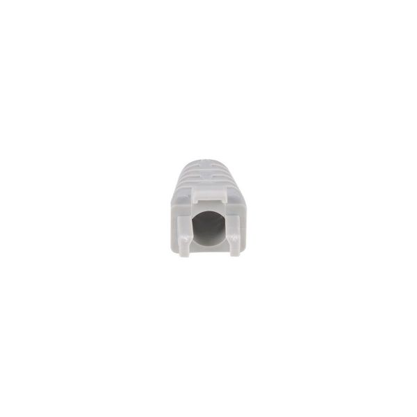 Picture of Grey RJ45 Strain Relief Boot Slimline w/ Clip Protector 6.0mm Outside Diameter 20pk