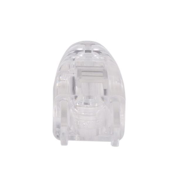 Picture of Transparent Cat6 UTP Strain Relief Boot Latch Protection 6.5mm Outside Diameter 20pk