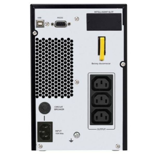 Picture of Easy UPS On-Line 1000VA (800W) Tower 230V 3x IEC C13 Outlets. w/ Battery Backup.