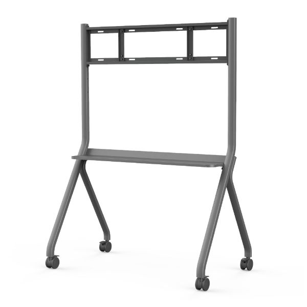 Picture of 55''-86'' Heavy-Duty TV Cart/Trolley. Supports up to 100kgs. Includes Large Caster