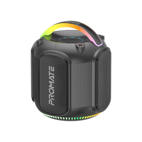 Picture of 80W Portable BT Speaker w/ Dynamic RBG Lights. Up to 6 Hours Playback AUX